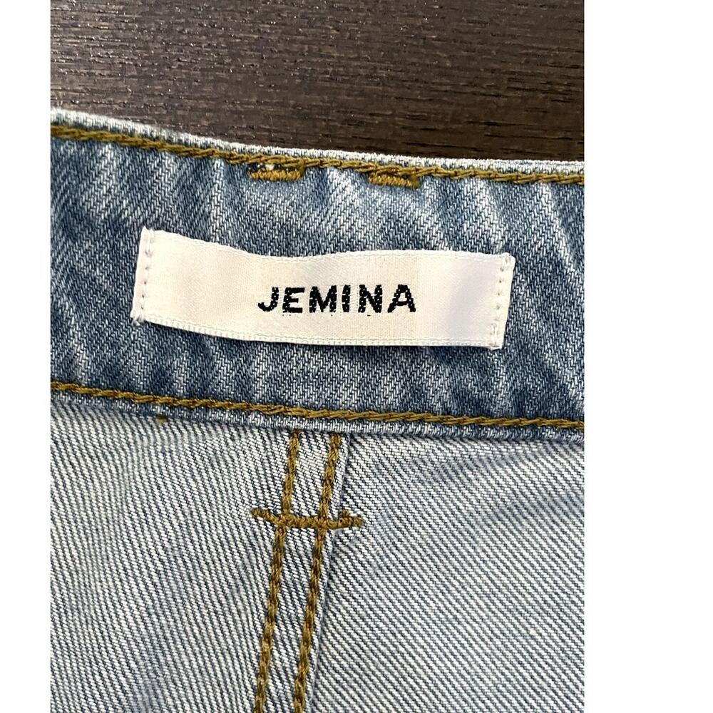 3 FOR $45 SALE | Jemina Wide Leg Cargo Jeans Light Wash Size 6 - Picture 3 of 9